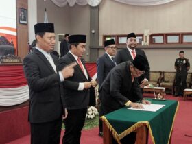 Rapat Paripurna IV DPRD Kota Pasuruan, Selasa (8/7/2025), di ruang sidang utama DPRD.