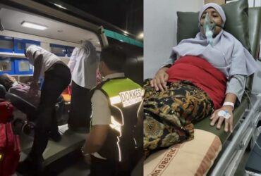 Korban insiden kebocoran debu dari pabrik PT Linde Indonesia akhirnya dipulangkan setelah mendapat perawatan di RS Petrokimia Gresik.(istimewa)