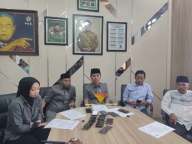 Anggota DPRD Kota Malang Fraksi PKB tegaskan tolak kenaikan PBB dan PBJT.(blok-a.com/Yogga Ardiawan)