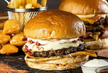 Ilustrasi: menu burger (foto: Natan Machado/pexels)