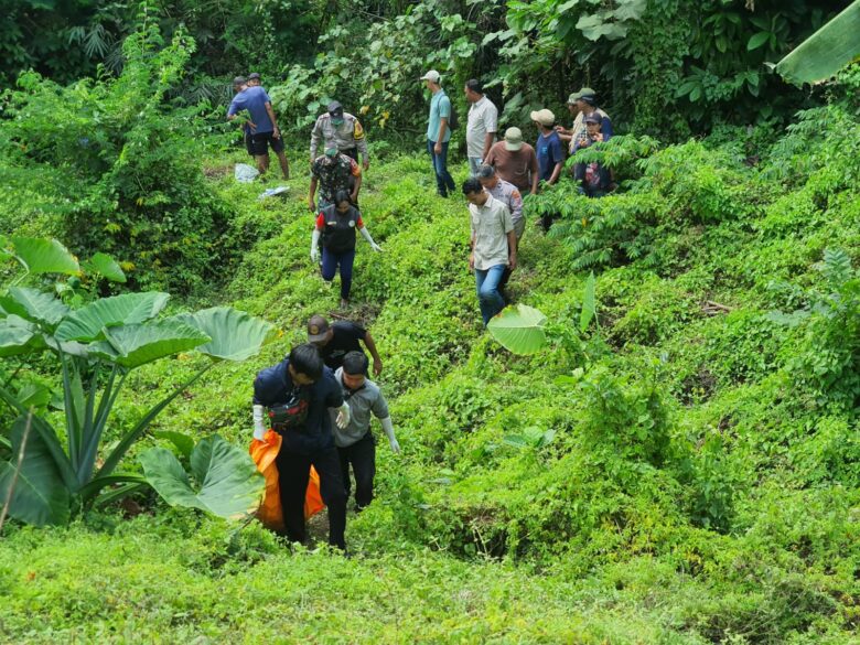 Penemuan kerangka manusia di kawasan Jalan Puntodewo, Kelurahan Polehan (istimewa)