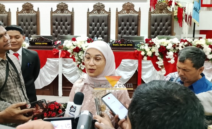 Ketua DPRD Kota Malang, Amithyaa Rantanggani Sirraduhita. (blok-a.com/Yogga Ardiawan)