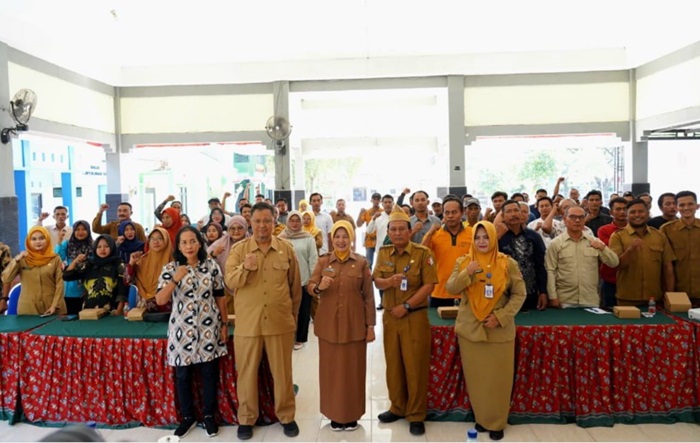 Pelatihan Program Gayatri bagi pengelola BUMDes yang digelar DPMD Bojonegoro.
