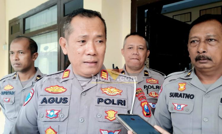 Kasat Lantas Polres Blitar Kota, AKP Agus Prayitno. (blok-a.com/Fajar)