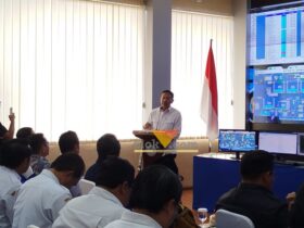 Wali Kota Malang, Wahyu Hidayat saat menghadiri peluncuran aplikasi TANIA milik Perumda Tugu Tirta.(blok-a.com/Yogga Ardiawan)