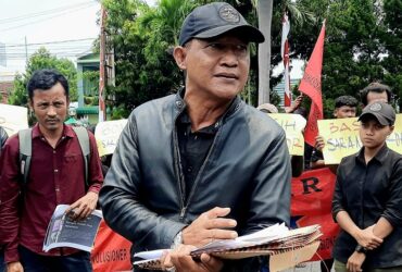 Ketua Komite Rakyat Pemberantas Korupsi (KRPK) Mohammad Trijanto. (blok-a.com/Fajar)