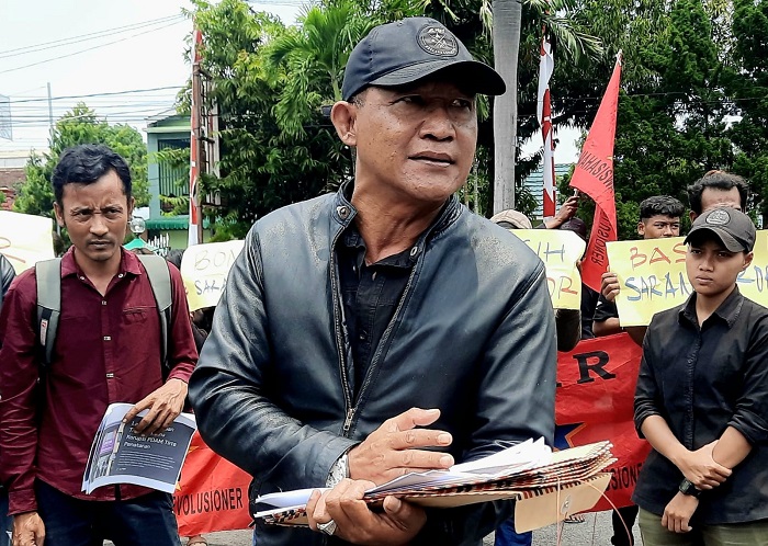 Ketua Komite Rakyat Pemberantas Korupsi (KRPK) Mohammad Trijanto. (blok-a.com/Fajar)