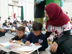 Lomba 3M untuk siswa TK se-Kabupaten Sidoarjo di Museum Mpu Tantular.