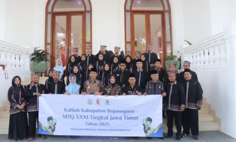 Bupati Bojonegoro Berangkatkan 23 Kafilah Terbaik untuk Ikuti MTQ XXXI di Jember