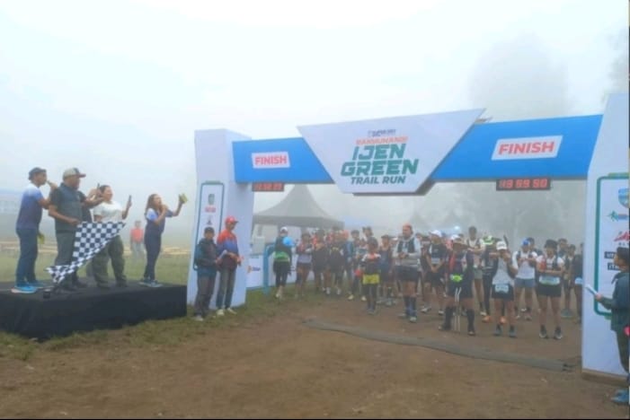 Caption : Ajang Ijen green Trail Run 2025 di Banyuwangi diselenggarakan 6 - 7 September. (Blok-a.com/Istimewa).