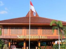 Kantor balai kota Mojokerto jalan Gajah Mada No. 145, Kota Mojokerto.(blok-a.com/Syahrul Wijaya)