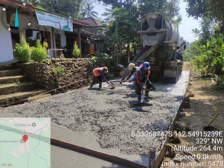 Infrastruktur Baru di Bantur: Jalan Bandungrejo - Srigonco Tuntas 100 Persen