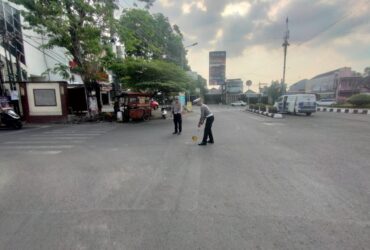 Motor korban tabrak lari.(blok-a.com/Syahrul Wijaya)