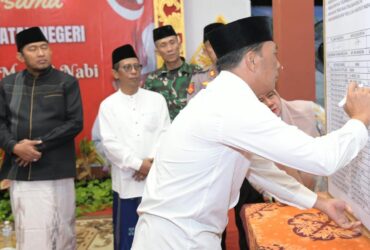 Bupati Sumenep Achmad Fauzi menghadiri Doa Bersama untuk Negeri di Kecamatan Batuputih.