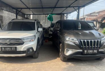 Mobil Daihatsu Terios milik rental yang ditemukan digadaikan kepada seorang warga Dusun Robyong, Pakis Jajar, Kecamatan Pakis, Malang.