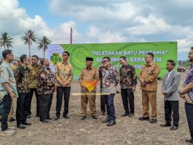 Kehadiran Bupati Sanusi dalam peletakan batu pertama RS Hermina Kepanjen (blok-a.com / Yogga Ardiawan)