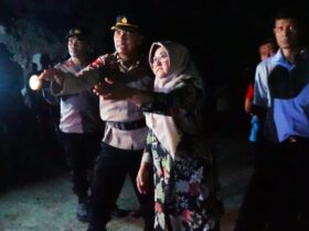 Bupati Magetan saat turun ke lokasi tambang Galian C yang tewaskan pekerja.