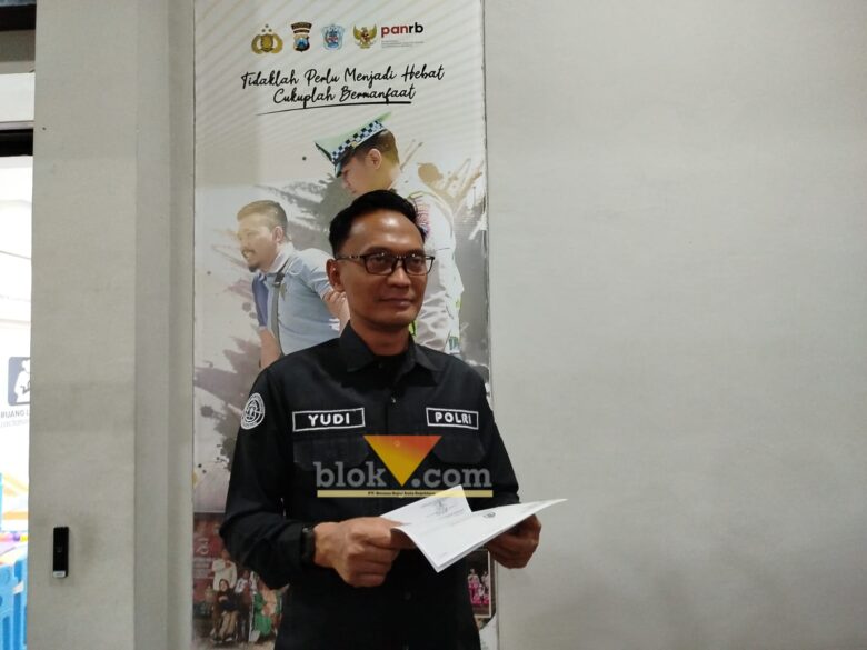 Kasi Humas Polresta Malang Kota, Ipda Yudi Risdiyanto (blok-a.com / Yogga Ardiawan)