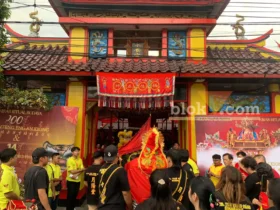 Klenteng Eng Ang Kiong bersiap untuk kirab budaya Sabtu (27/9/2025) besok (blok-a/Bob Bimantara Leander)