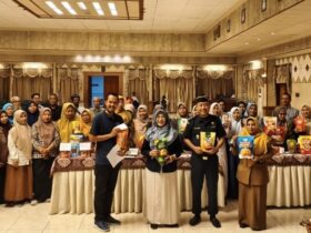 Puluhan UMKM dengan beragam produk unggulan mengikuti proses kurasi yang digelar di Gresik.(blok-a.com/ivan)