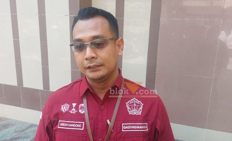 Kepala sekolah SMA Budi Utomo Gadingmangu, Perak, Jombang.(blok-a.com/Syahrul Wijaya)
