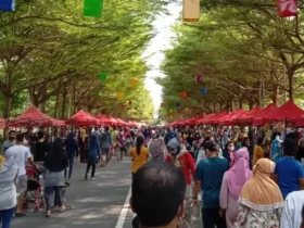 Suasana di salah satu pusat street food di Kota Kediri (foto: medsoskediri/instagram)