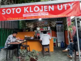 Cabang baru Soto Klojen Uty di dekat Stasiun Kota Malang (foto: Zulkaria Irawan/blok-a.com)