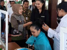 Wakil Bupati Malang, Hj. Lathifah Shohib saat menghadiri PKW tahun 2025 (pro)