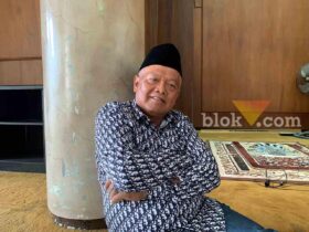 Kyai MIM diwawancara beberapa waktu lalu (blok-a/Bob Bimantara Leander) tanah wakaf