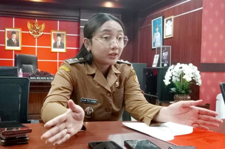 Wakil Wali Kota Blitar, Elim Tyu Samba. (blok-a.com/Fajar)