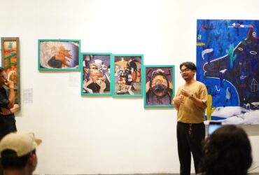 Pameran seni di Artotel TS Suite Surabaya.(blok-a.com/Syahrul Wijaya)