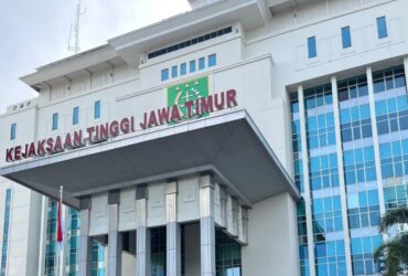 Gedung Kejaksaan Tinggi (Kejati) Jawa Timur.