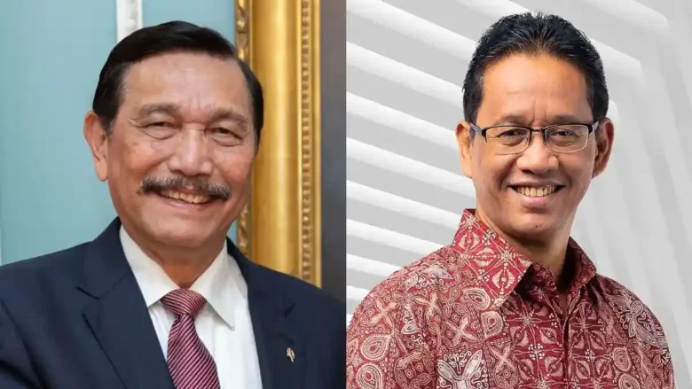 Ketua Dewan Ekonomi Nasional (DEN) Luhut Binsar Pandjaitan (kiri) & Menteri Keuangan Purbaya Yudhi Sadewa (kanan) (foto: ist)