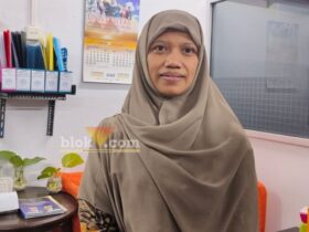 Doktor Farikhah S.Pi., M.Pi., Pemerhati Lingkungan Hidup Pesisir Laut Gresik sekaligus Dekan Fakultas Pertanian Universitas Muhammadiyah Gresik.(blok-a.com/ivan)