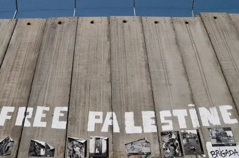 Ilustrasi: tembok pemisah Israel-Palestina di Tepi Barat (foto: atlanticcouncil)