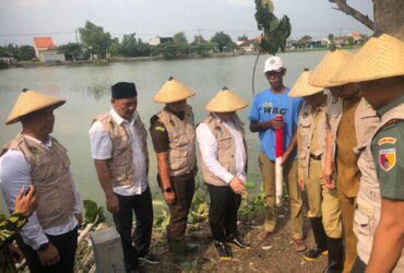 Pemasangan tanda batas tanah (Gematas) di Desa Mojotengah, Menganti, Gresik.(ist)
