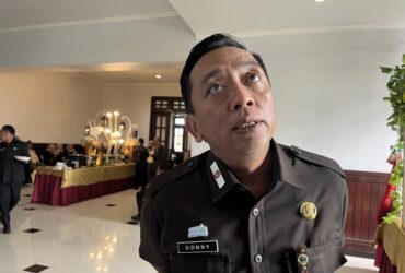 Kepala Dinsos Kota Malang, Donny Sandito dikonfirmasi soal BLTS (blok-a/Bob Bimantara Leander)