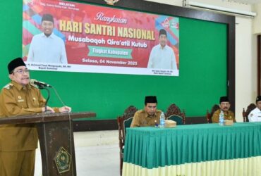 Pembukaan Musabaqoh Qira’atil Kitab 2025, di Aula Kantor Kementerian Agama Sumenep, Selasa (04/11/2025).