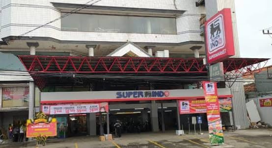Superindo jalan Bhayangkara, Kota Mojokerto.(blok-a.com/Syahrul Wijaya)