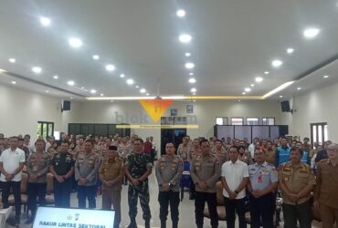 Rakor lintas sektoral Pemerintah Kabupaten bersama Polres Malang (blok-a.com / Yogga Ardiawan)