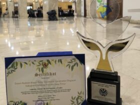 Penghargaan kelas utama ajang ProKlim yang diterima oleh Dusun Bodean Krajan, Desa Toyomarto, Kecamatan Singosari (ist)