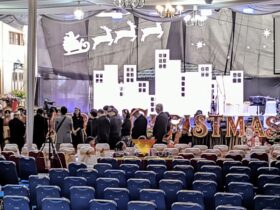 Persiapan perayaan malam Natal di GKJW Sengkaling Dau (blok-a.com / Yogga Ardiawan)