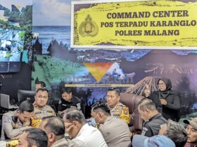 Polres Malang memaparkan capaian penegakan hukum sepanjang tahun 2025 dalam konferensi pers akhir tahun yang
