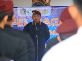 Apel siaga Lapas Banyuwangi bersama Aparat Penegak Hukum (APH), Rabu (24/12/2025).