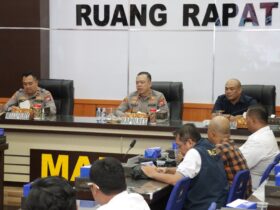 Rapat koordinasi pengamanan jelang laga Arema FC vs Persijap Jepara (polres)