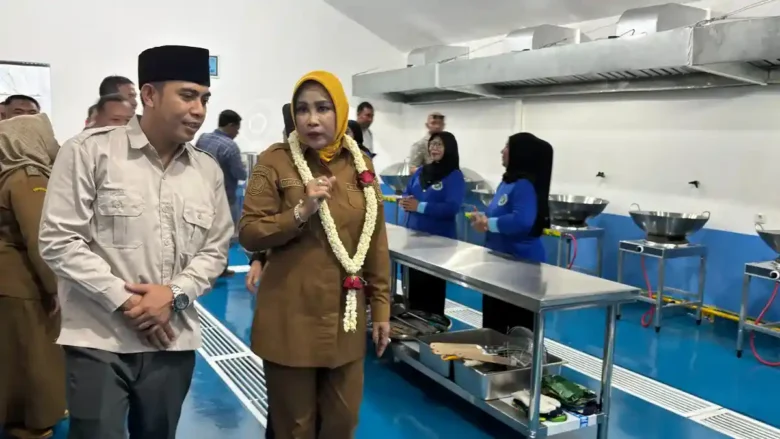 Peresmian gedung dapur SPPG desa Temu, Kecamatan Prambon