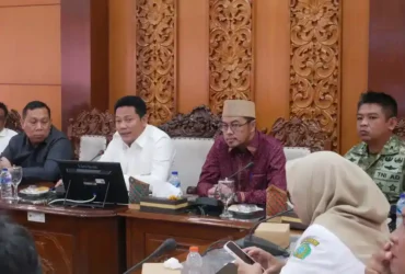 Rapat koordinasi Forkopimda di OPS Room Setda Sidoarjo