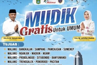 Mudik Gratis 2026 Kabupaten Malang Dibuka, Tersedia 7 Bus ke Berbagai Daerah
