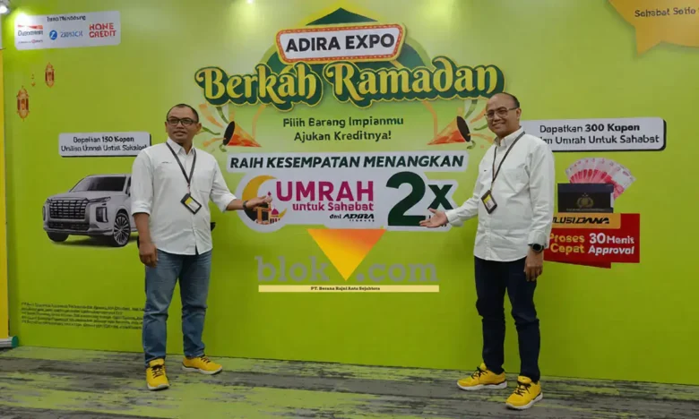 Head of Regional SSD Jawa Timur Irfan Budianto dan Head of Regional Business Adira Finance Jawa Timur, Fatkhul Abidin.(blok-a.com/Syahrul Wijaya)