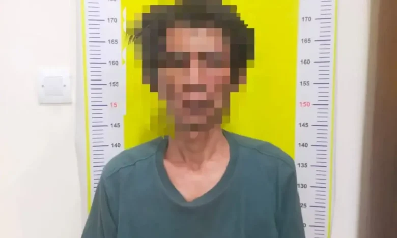 Pelaku pencurian sepeda motor yang berhasil digagalkan saat di Mapolsek Gedeg.(Foto: Dokumen Polsek)